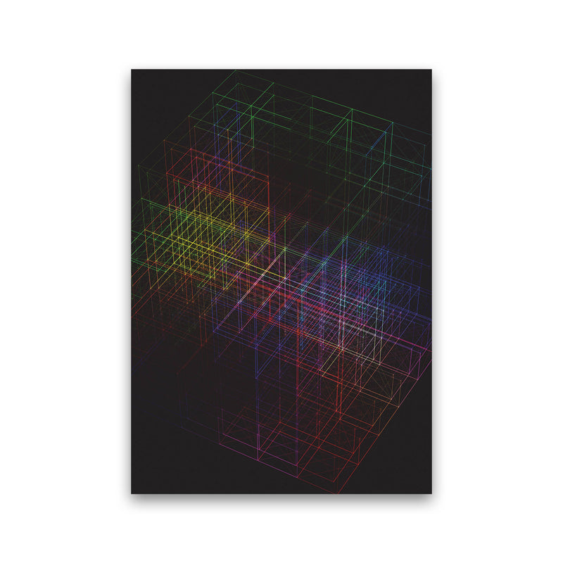 Laser Cube Art Print by Jason Stanley Print Only