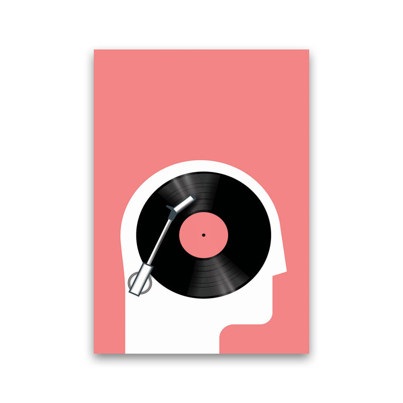 Listen To Records Art Print by Jason Stanley Print Only