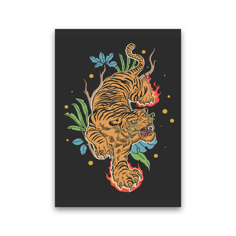 Classic Tiger Tattoo Art Print by Jason Stanley Print Only