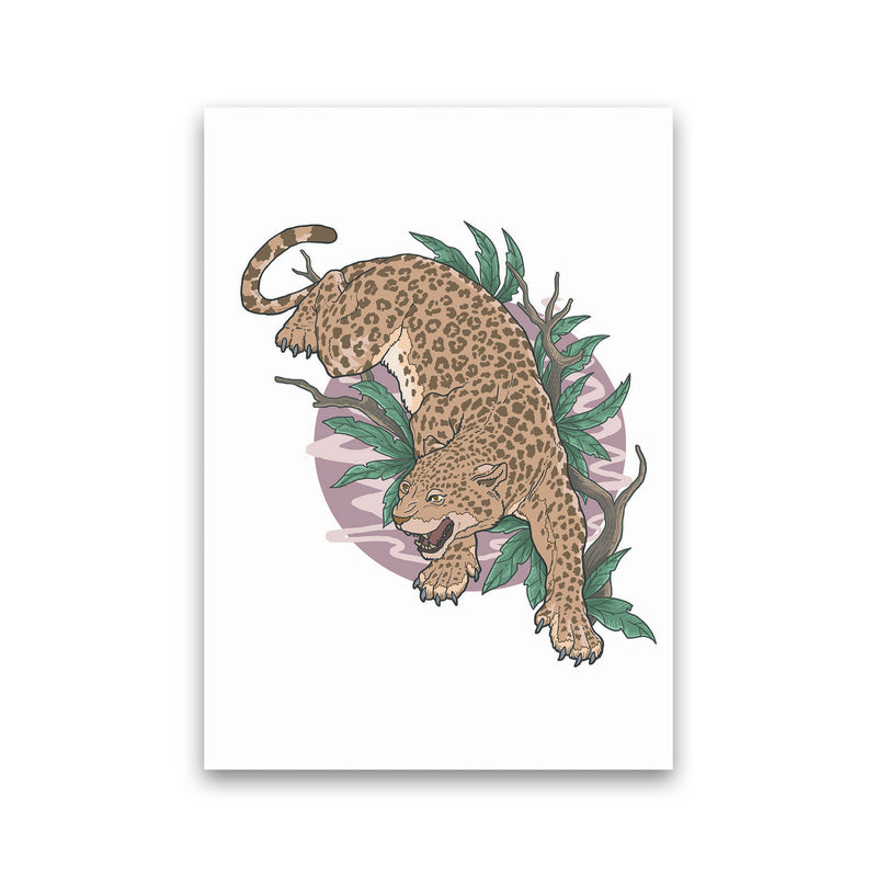 Wild Leopard Art Print by Jason Stanley Print Only