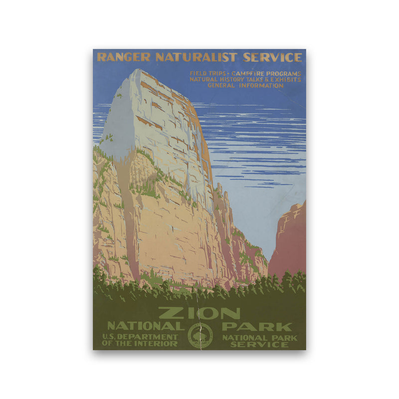 Zion National Park Art Print by Jason Stanley Print Only