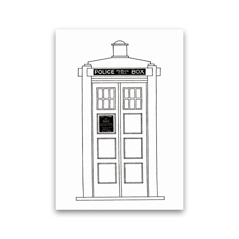 Police Call Box Patent Art Print by Jason Stanley Print Only