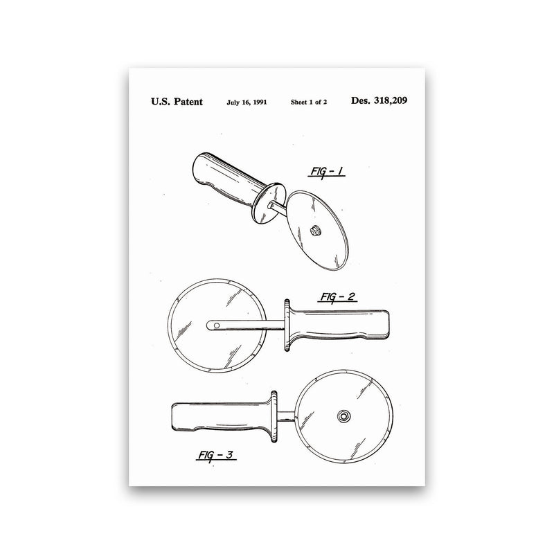 Pizza Cutter Patent Art Print by Jason Stanley Print Only