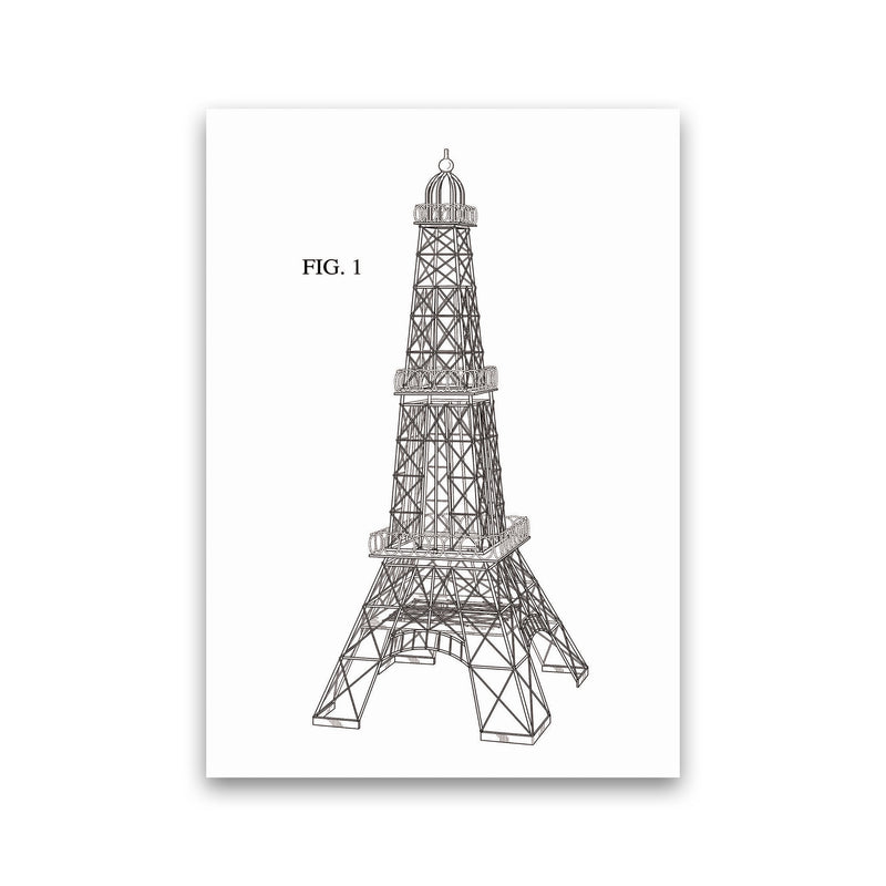 Eiffel Tower Patent Art Print by Jason Stanley Print Only