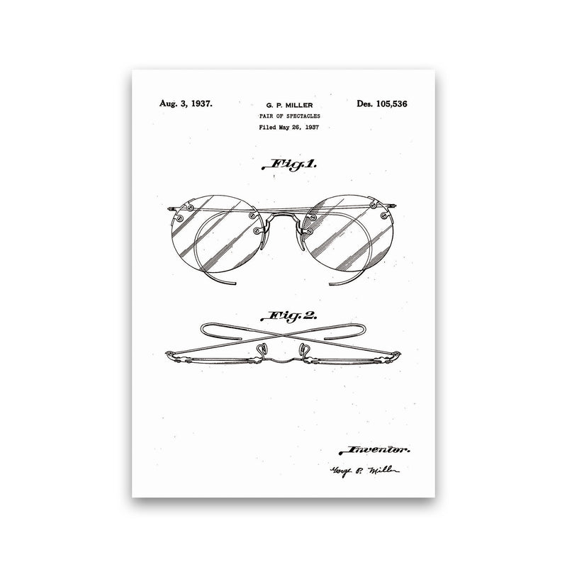 Spectacles Patent Art Print by Jason Stanley Print Only