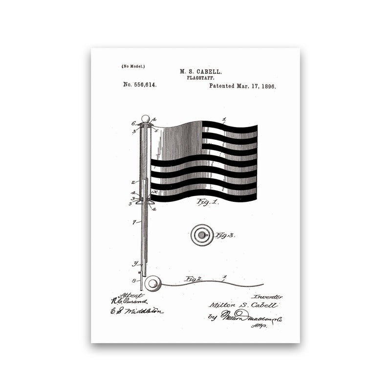 Flagstaff Patent Art Print by Jason Stanley Print Only