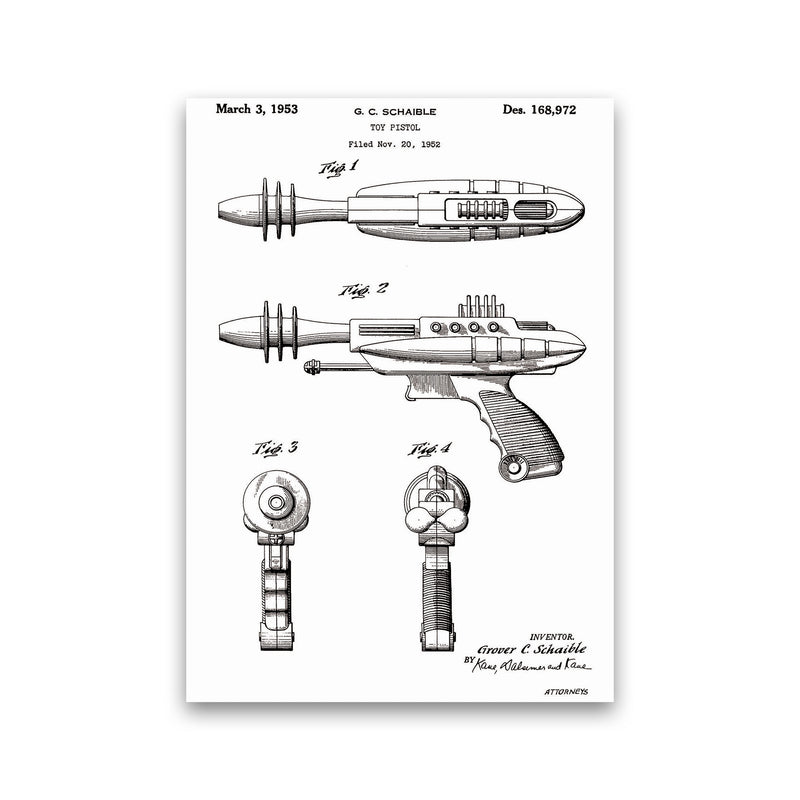 Ray Gun Patent Art Print by Jason Stanley Print Only