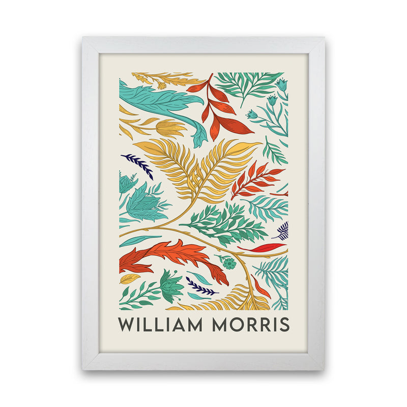 William Morris- Vibrant Wild Flowers Art Print by Jason Stanley White Grain
