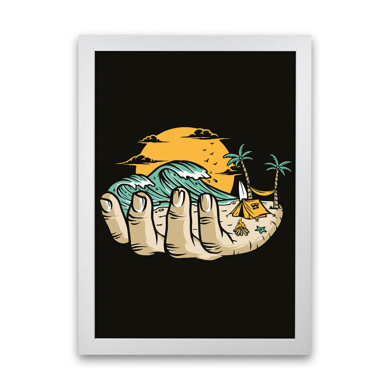 Grab A Handfull Of What You Love Art Print by Jason Stanley White Grain