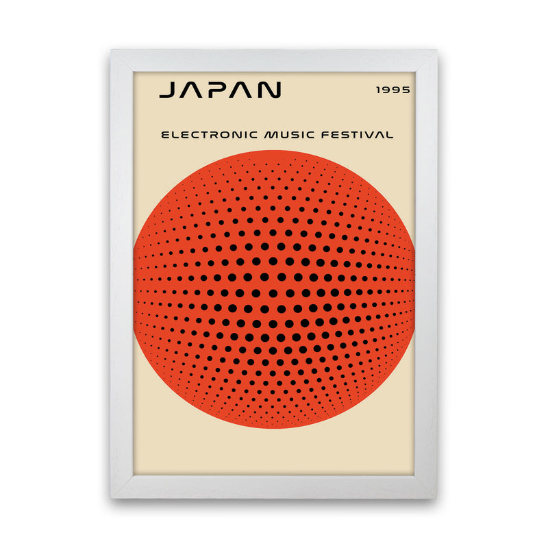 Japan Electronic Music Festival Art Print by Jason Stanley White Grain