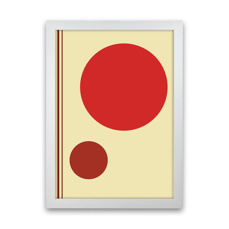 Minimal Geometric Series - 39 Art Print by Jason Stanley White Grain