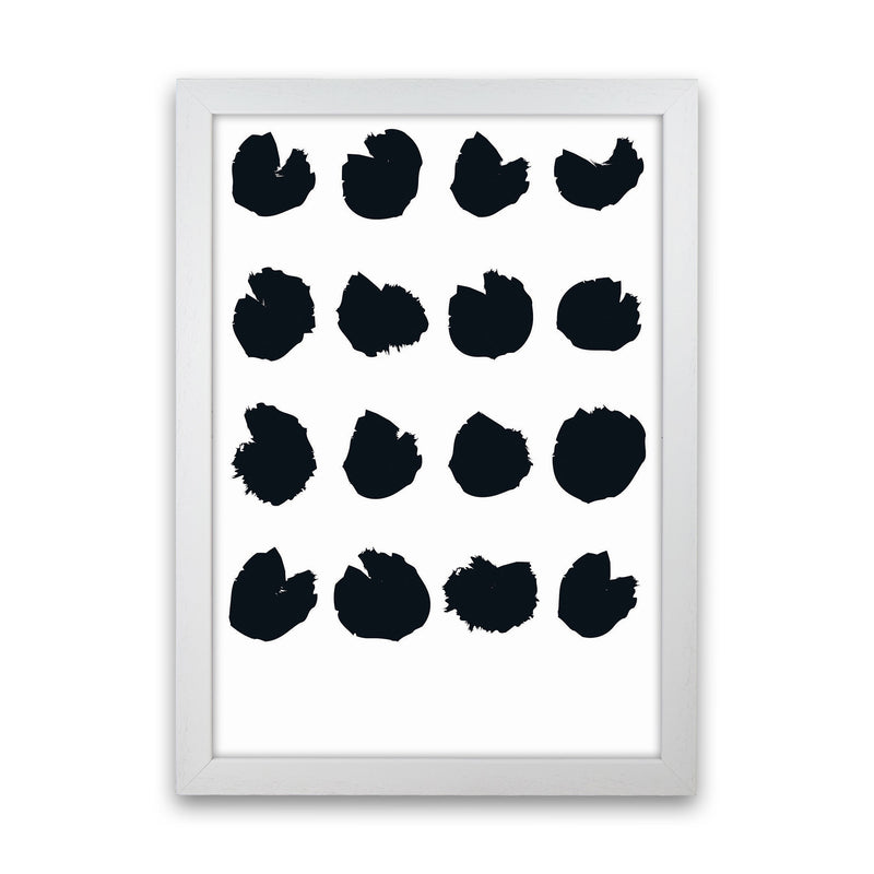 Minimal Geometric Series - 44 Art Print by Jason Stanley White Grain