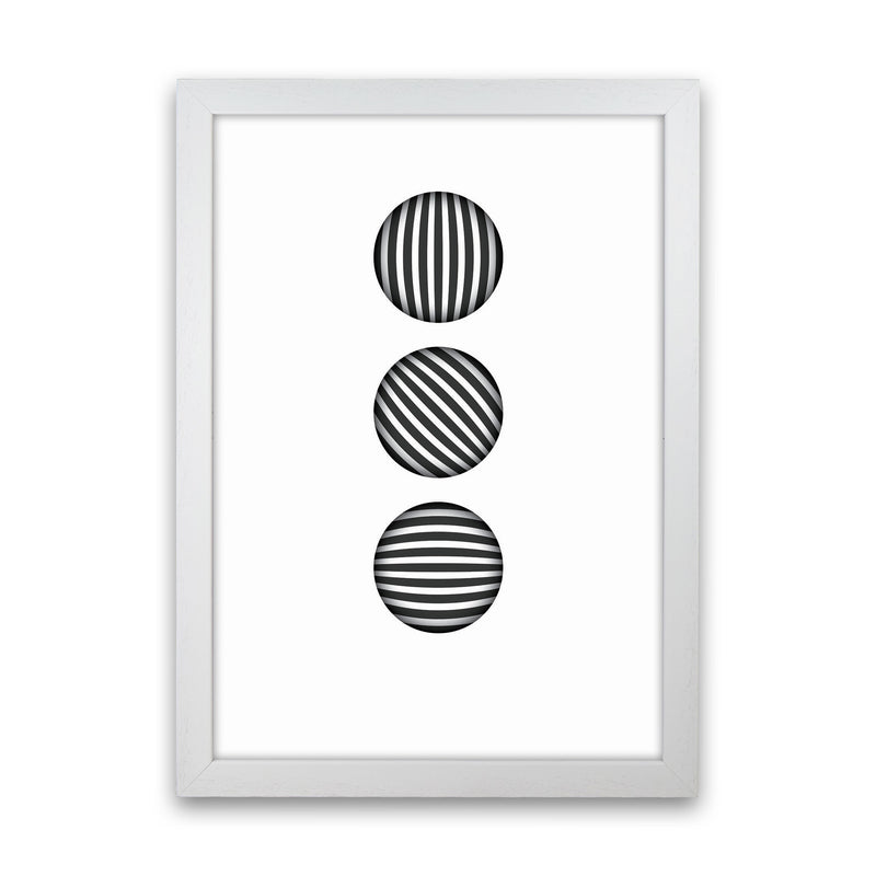 Minimal Geometric Series - 49 Art Print by Jason Stanley White Grain