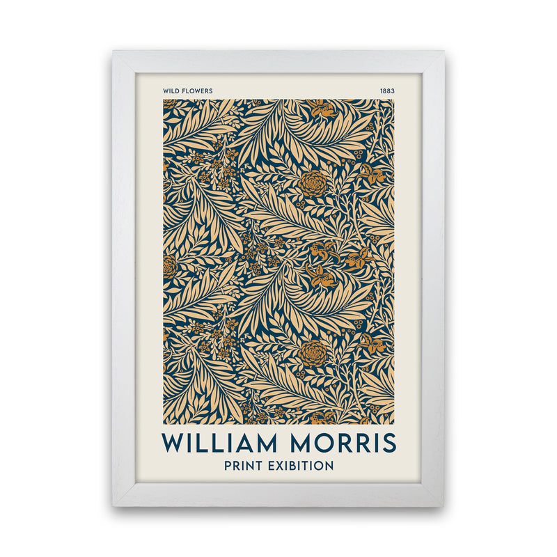 William Morris- Wild Flowers Art Print by Jason Stanley White Grain