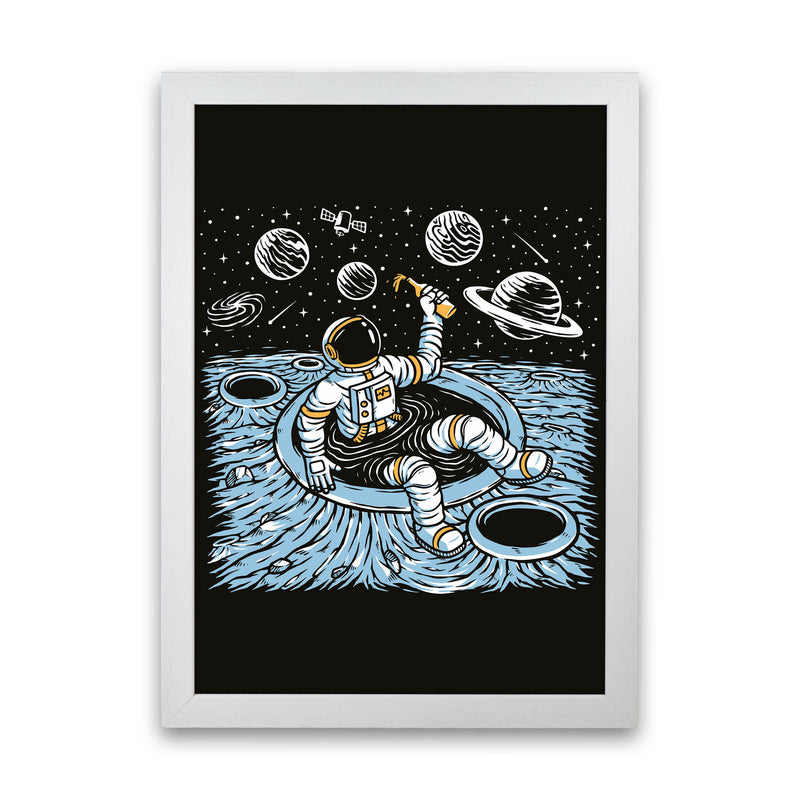 Cold Beer And Zero Gravity Art Print by Jason Stanley White Grain