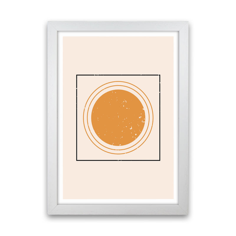 Sunshine Abstract Drawing Art Print by Jason Stanley White Grain