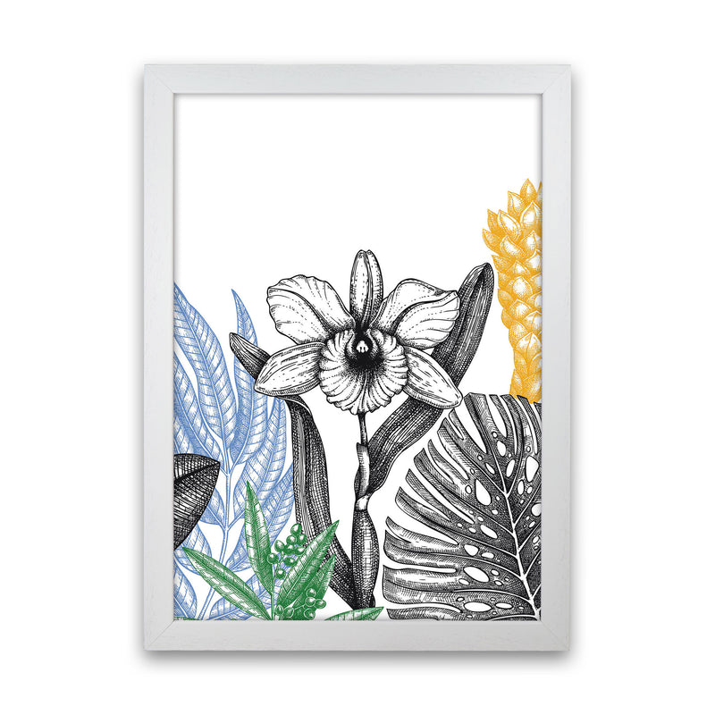Minimalist Flower Vibes Art Print by Jason Stanley White Grain