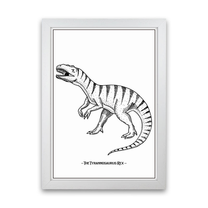 The Tyrannosaurus Rex Art Print by Jason Stanley White Grain