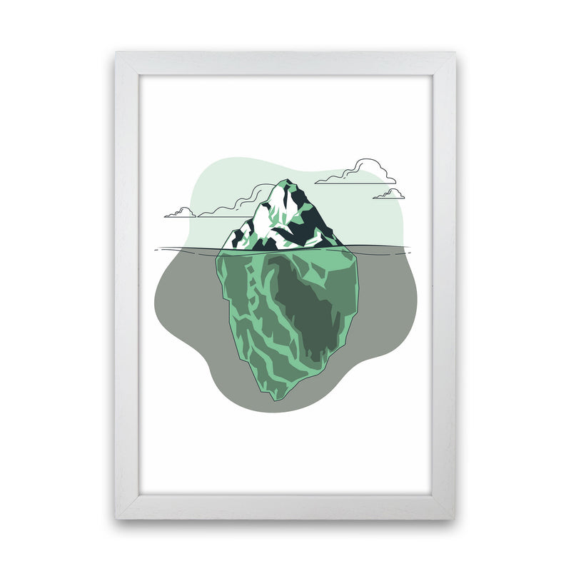 Iceberg Right Ahead Art Print by Jason Stanley White Grain