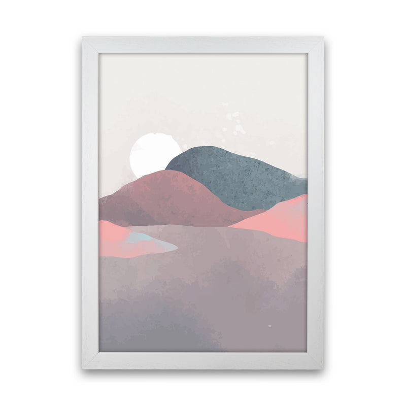 Minimal Landscape 3 Art Print by Jason Stanley White Grain