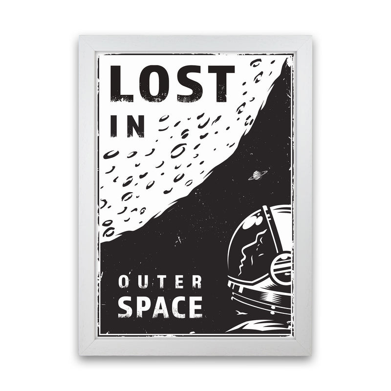 Lost In Outer Space Art Print by Jason Stanley White Grain