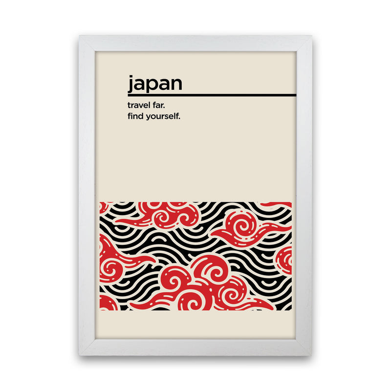 Japan Find Yourself Art Print by Jason Stanley White Grain