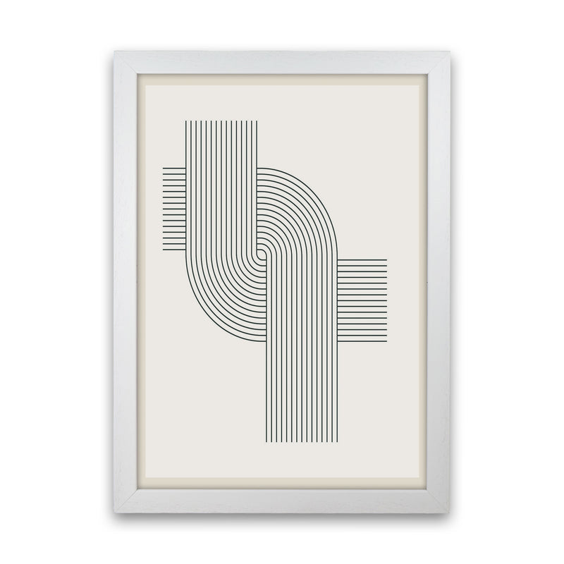 Modern Geometric 3 Art Print by Jason Stanley White Grain