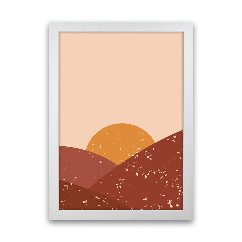 The Perfect Sunset Art Print by Jason Stanley White Grain