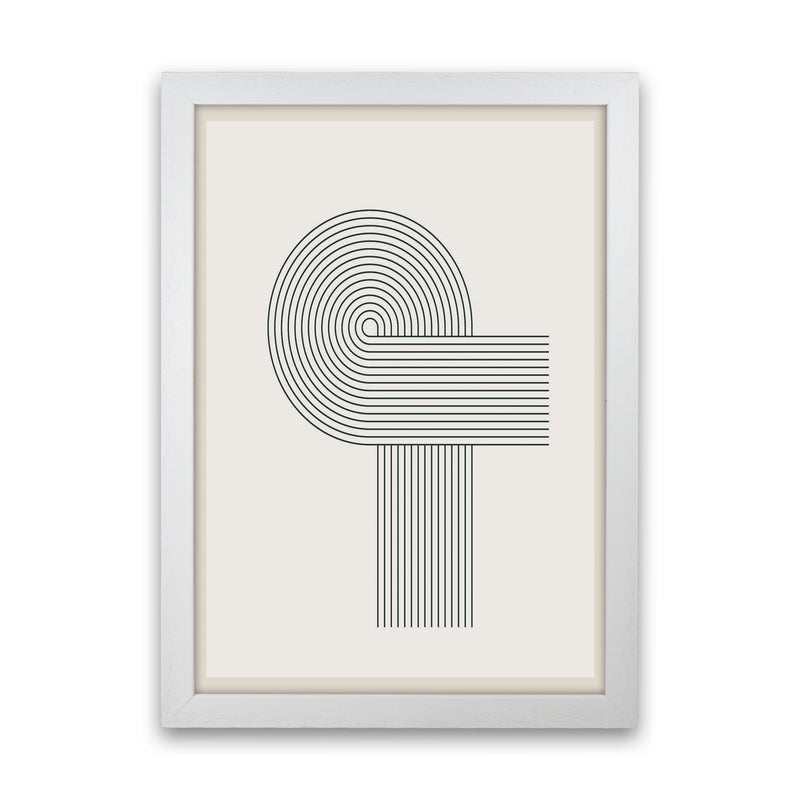 Modern Geometric 1 Art Print by Jason Stanley White Grain