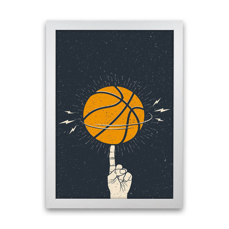 Basketball Is Fun Art Print by Jason Stanley White Grain