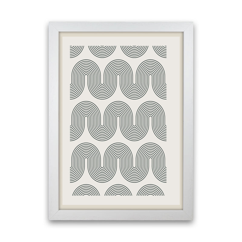 Modern Geometric 2 Art Print by Jason Stanley White Grain