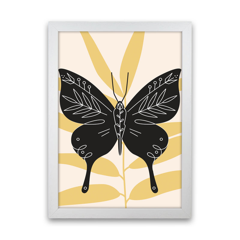 Abstract Butterfly Art Print by Jason Stanley White Grain