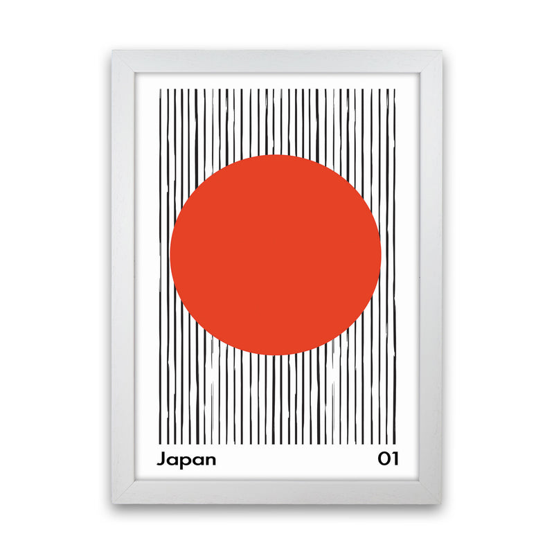 Japan Midcentury Art Print by Jason Stanley White Grain