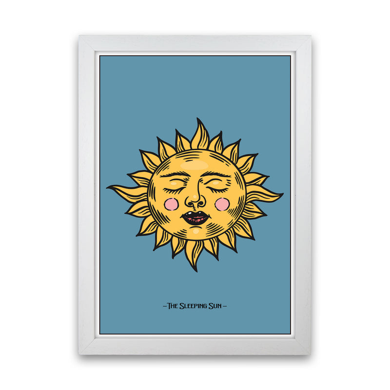 The Sleeping Sun Art Print by Jason Stanley White Grain