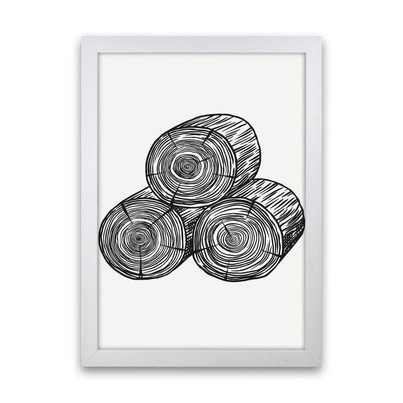 Stack O' Firewood Art Print by Jason Stanley White Grain