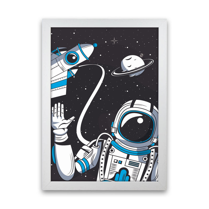 Hello From Space Art Print by Jason Stanley White Grain