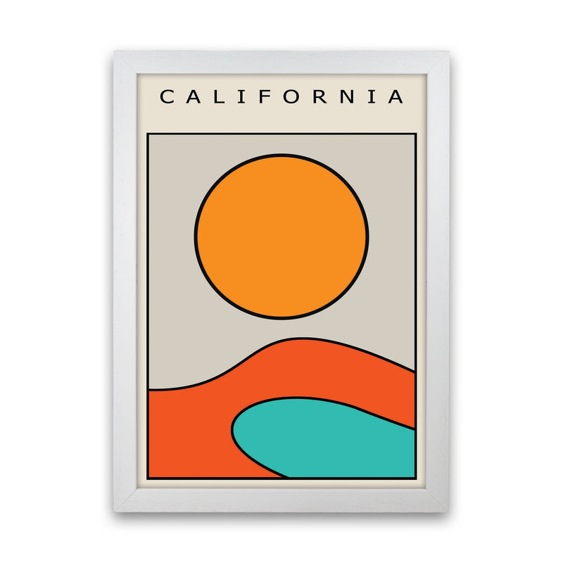 California Vibe Art Print by Jason Stanley White Grain