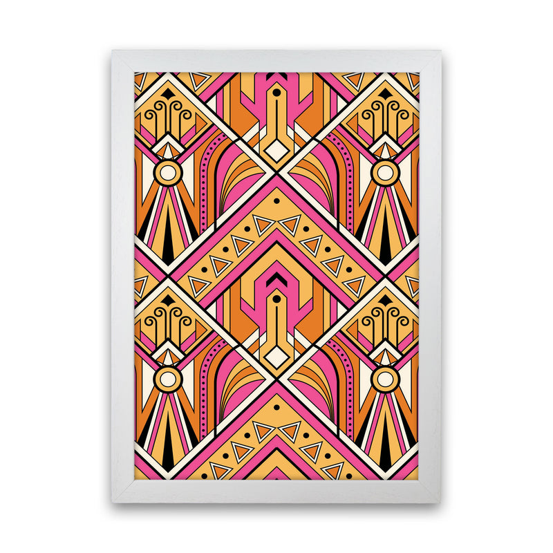 Pink Patterns Art Print by Jason Stanley White Grain