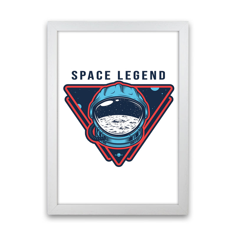 Space Legend Art Print by Jason Stanley White Grain