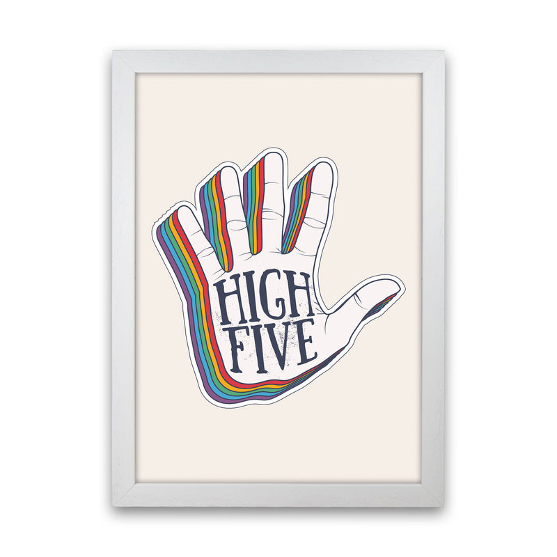 High Five!! Art Print by Jason Stanley White Grain