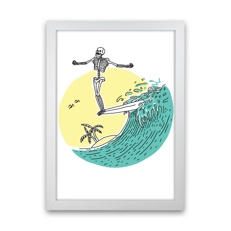 Hang 10 Zen Art Print by Jason Stanley White Grain