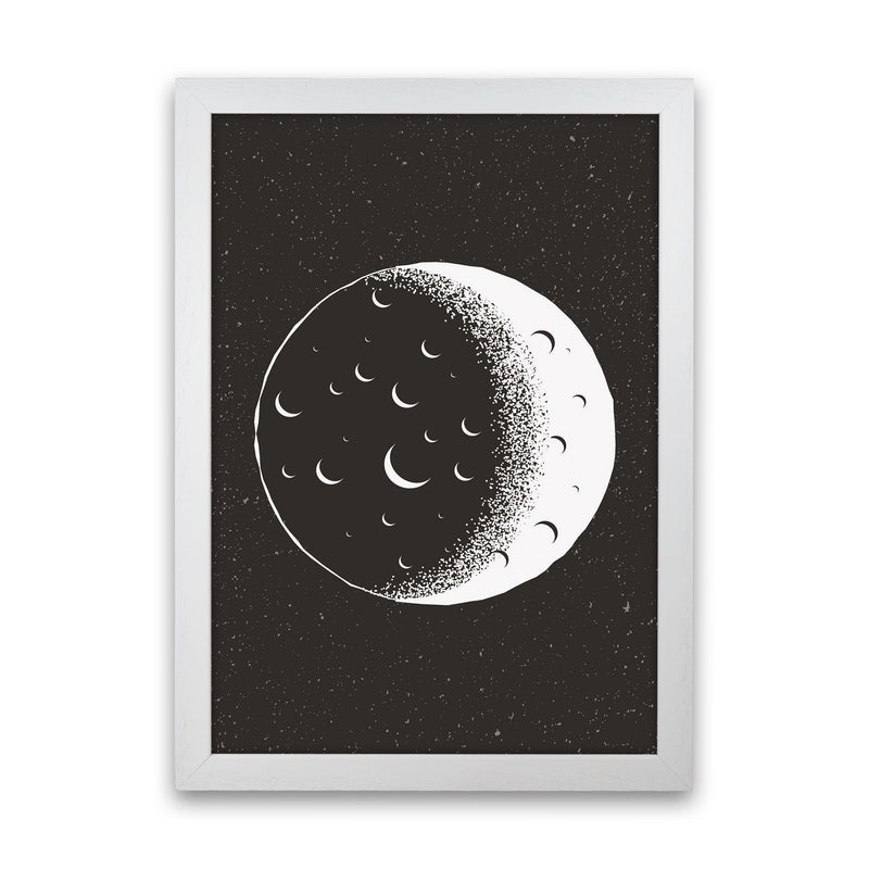 Moon Vibes Art Print by Jason Stanley White Grain