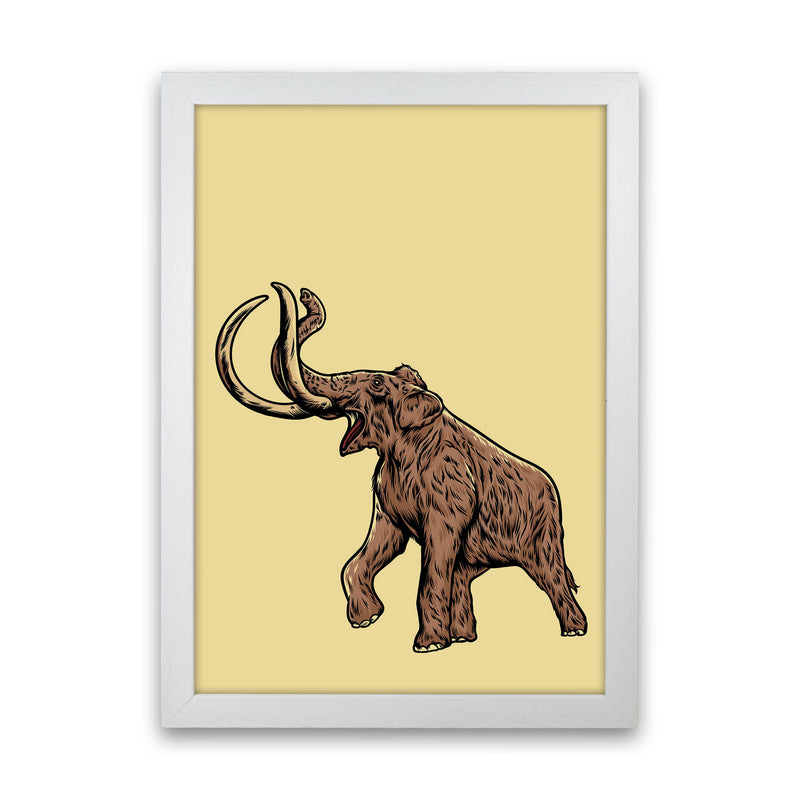 Mammoth Art Print by Jason Stanley White Grain