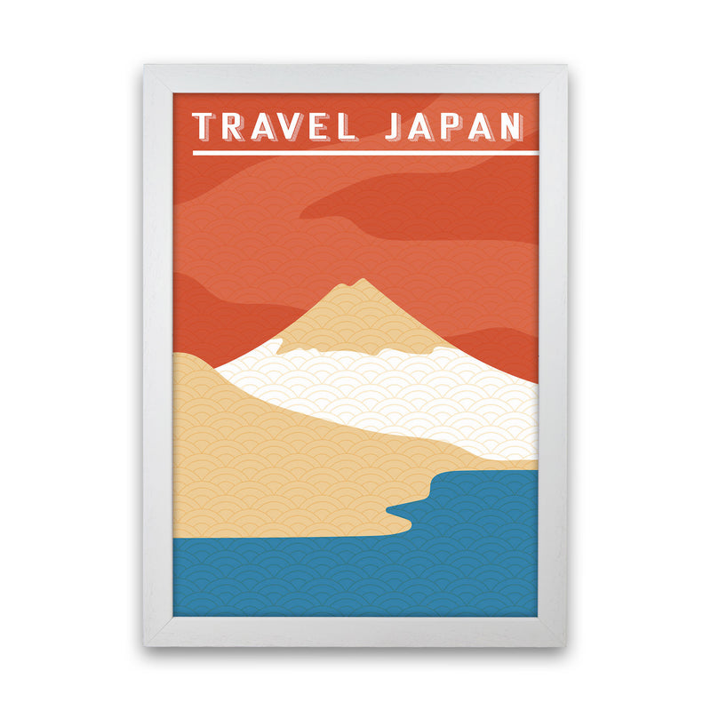 Traval Japan Minimilism II Art Print by Jason Stanley White Grain