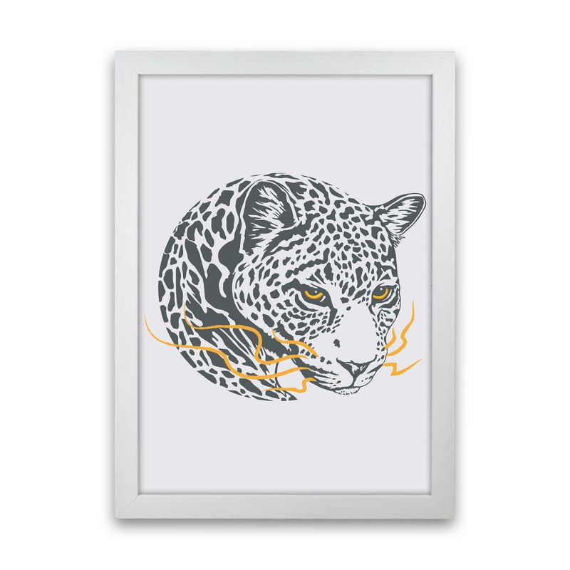 Wise Leopard Art Print by Jason Stanley White Grain