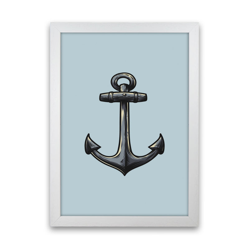 Ship's Anchor Art Print by Jason Stanley White Grain