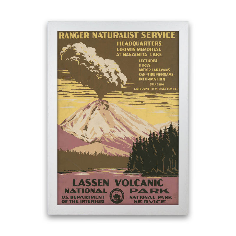 Lassen Volcanic National Park Art Print by Jason Stanley White Grain