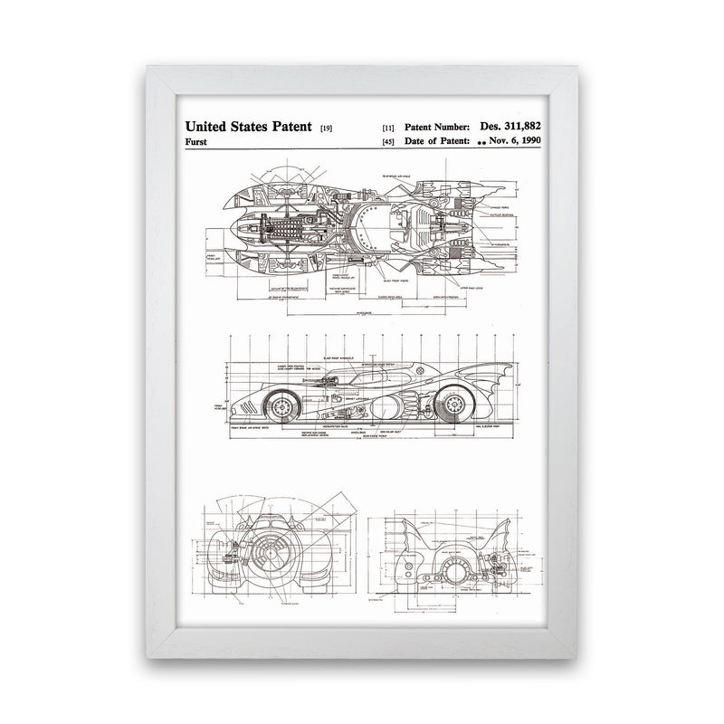 Patents Art Print by Jason Stanley White Grain