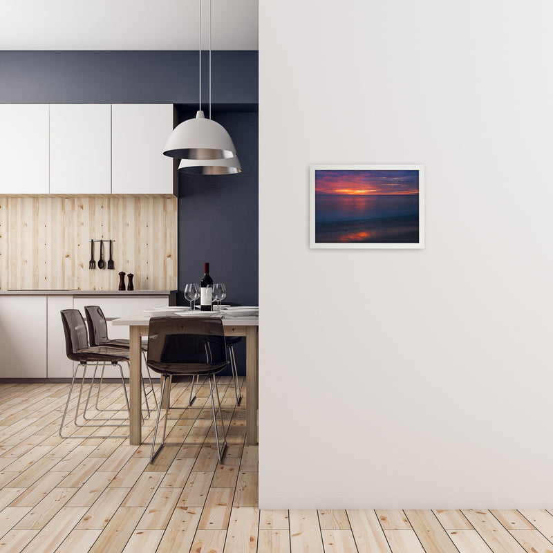 Monet Sunrise Art Print by Karsten Wrobel A3 Oak Frame