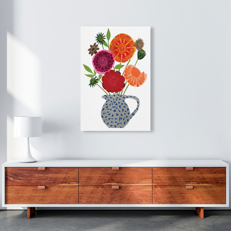 Big Happy Vase Art Print by Kate Heiss A1 Canvas
